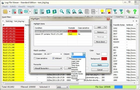 search gui