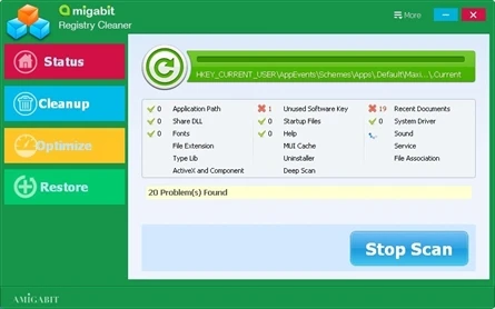 Amigabit Registry Cleaner-sc