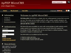 ApPHP MicroCMS Discount Coupon Code demo ApPHP MicroCMS Discount Coupon Code demo