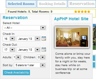 ApPHP Hotel Site Discount Coupon Code