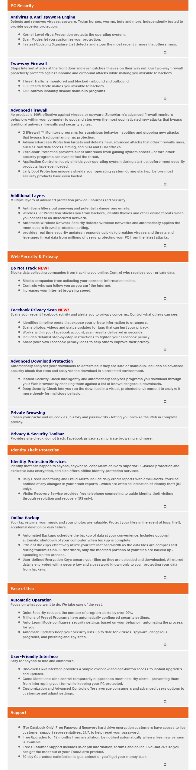 ZoneAlarm PRO Antivirus + Firewall-sc2
