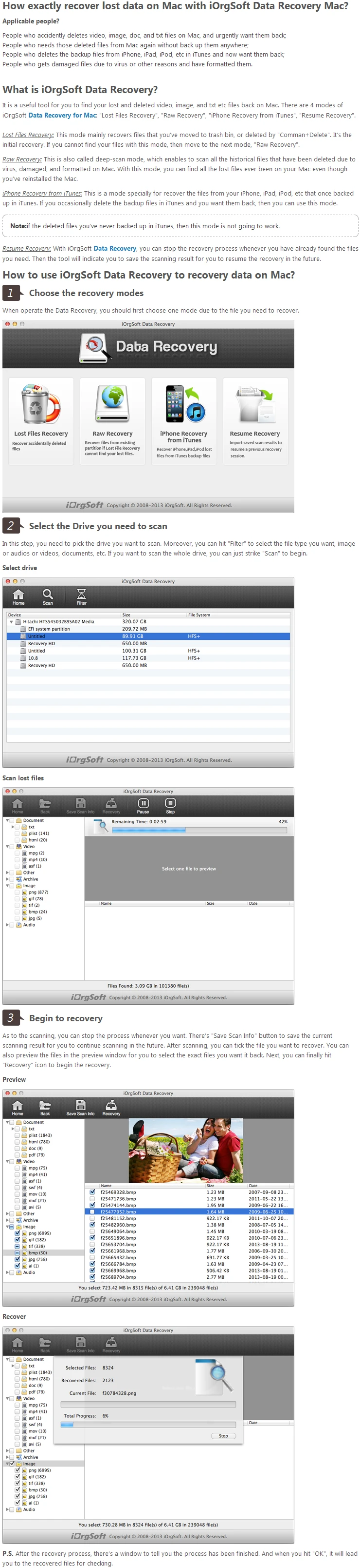iOrgsoft Data Recovery for Mac-sc2