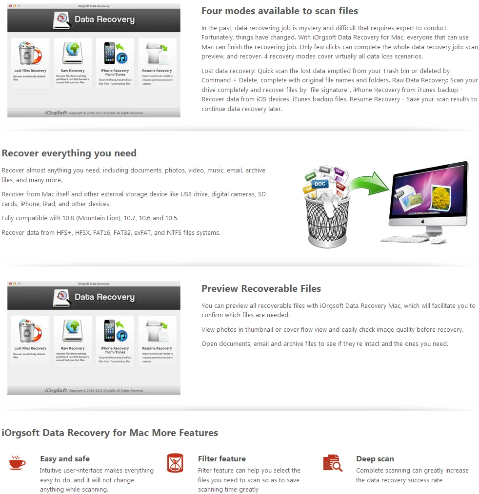 iOrgsoft Data Recovery for Mac-sc