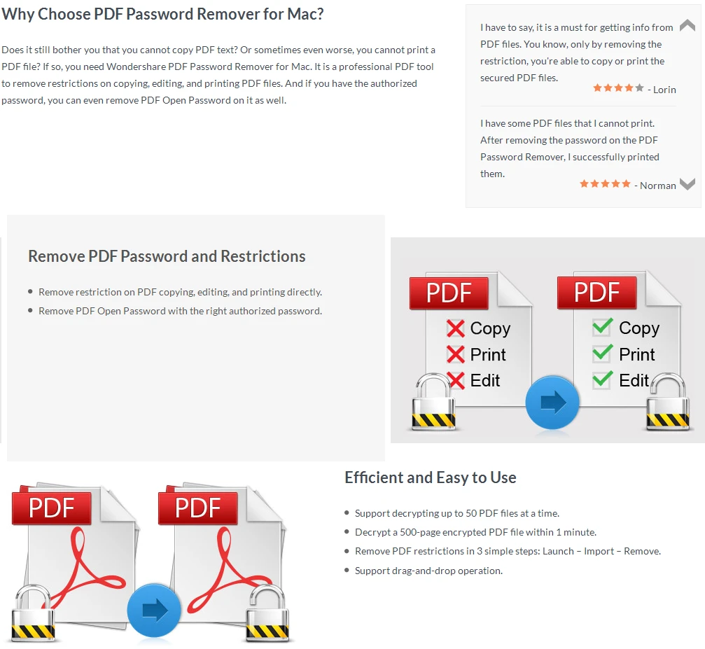 Wondershare PDF Password Remover for Mac-sc
