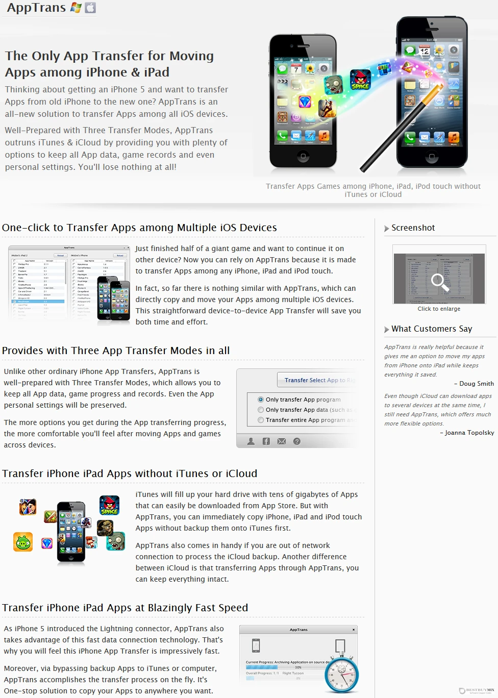 AppTrans for PC and Mac AppTrans for PC and Mac