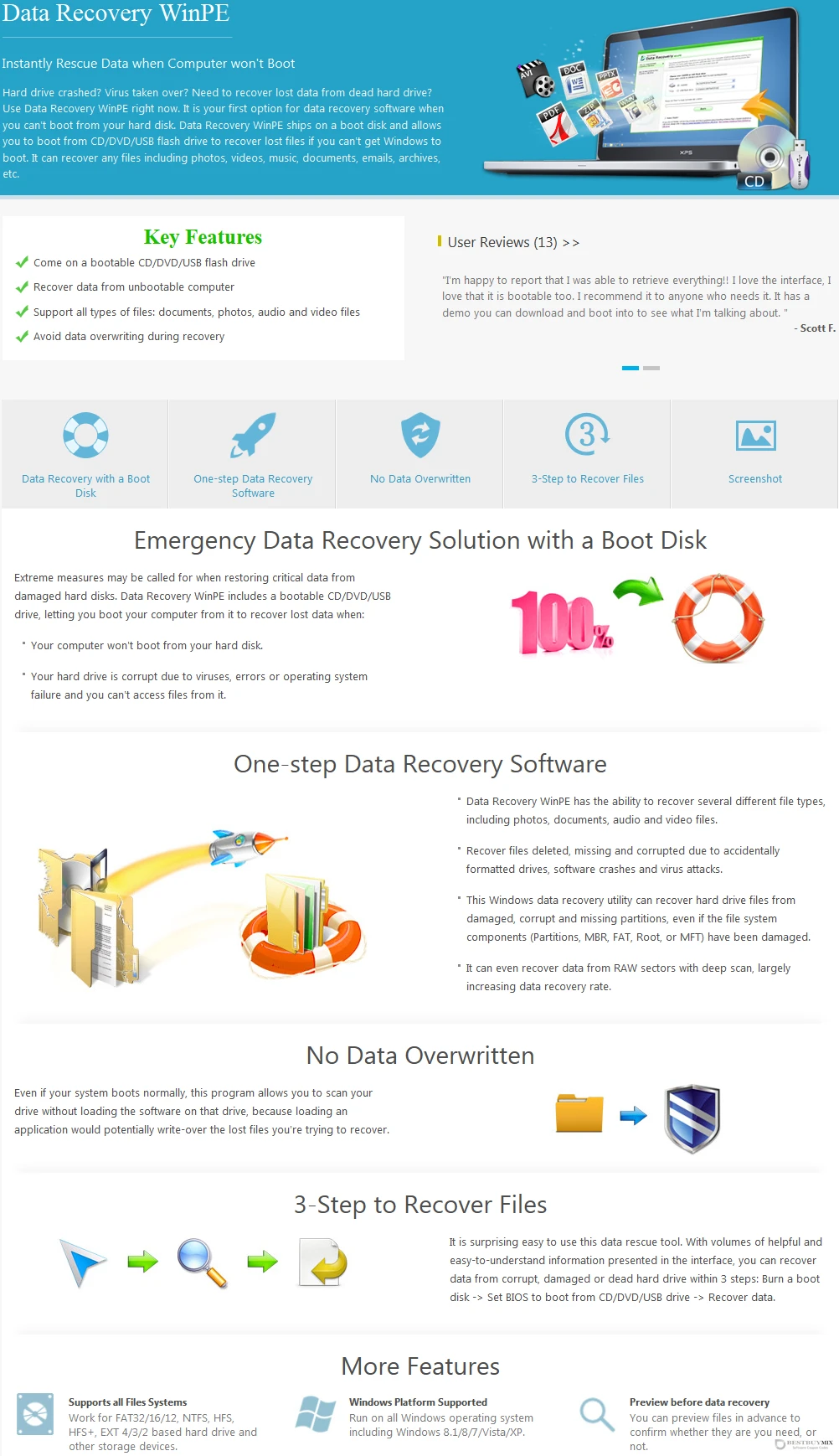 Tenorshare Data Recovery WinPE