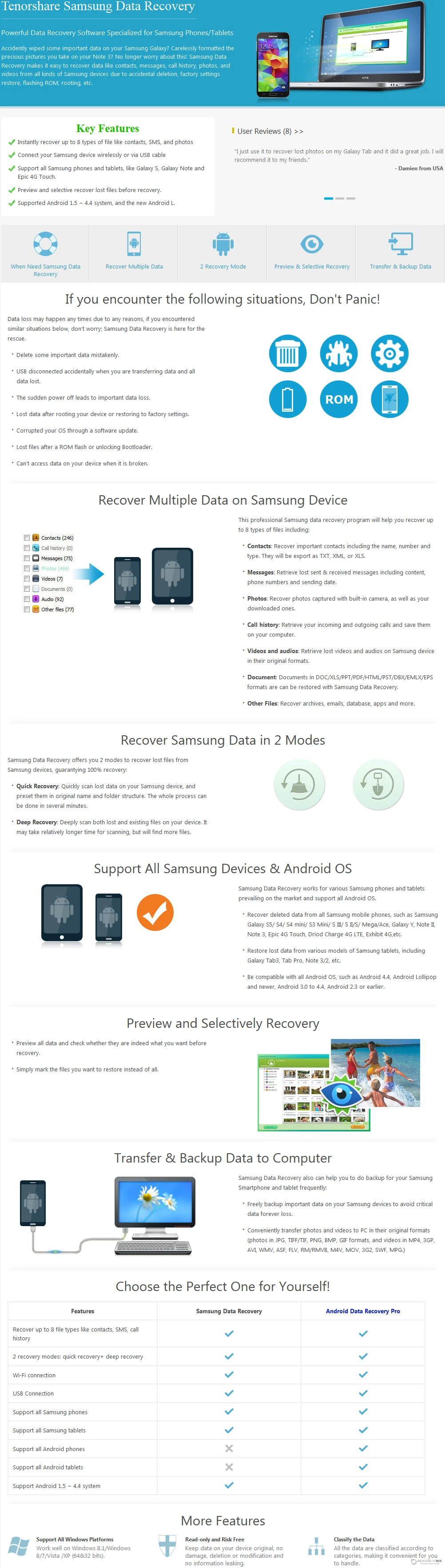 Tenorshare Samsung Data Recovery