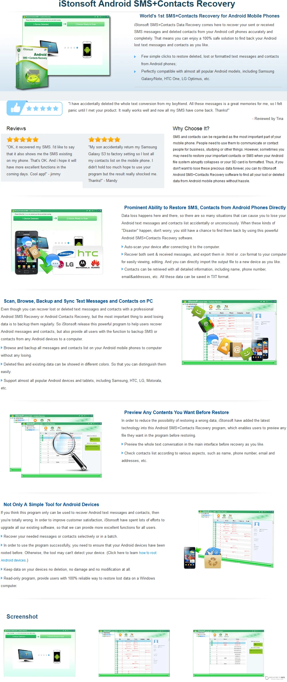 iStonsoft Android SMS+Contacts Recovery