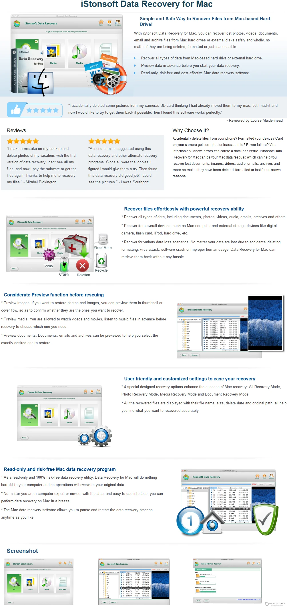 iStonsoft Data Recovery for Mac Discount Coupon Code