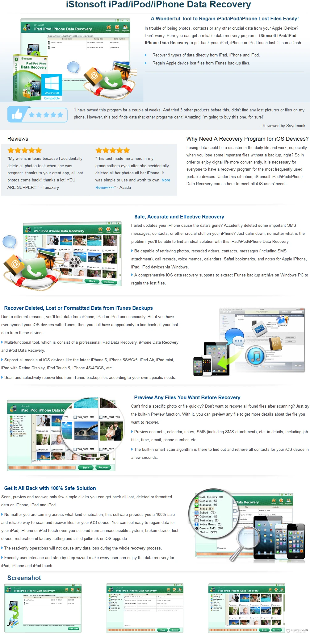 iStonsoft iPad/iPod/iPhone Data Recovery