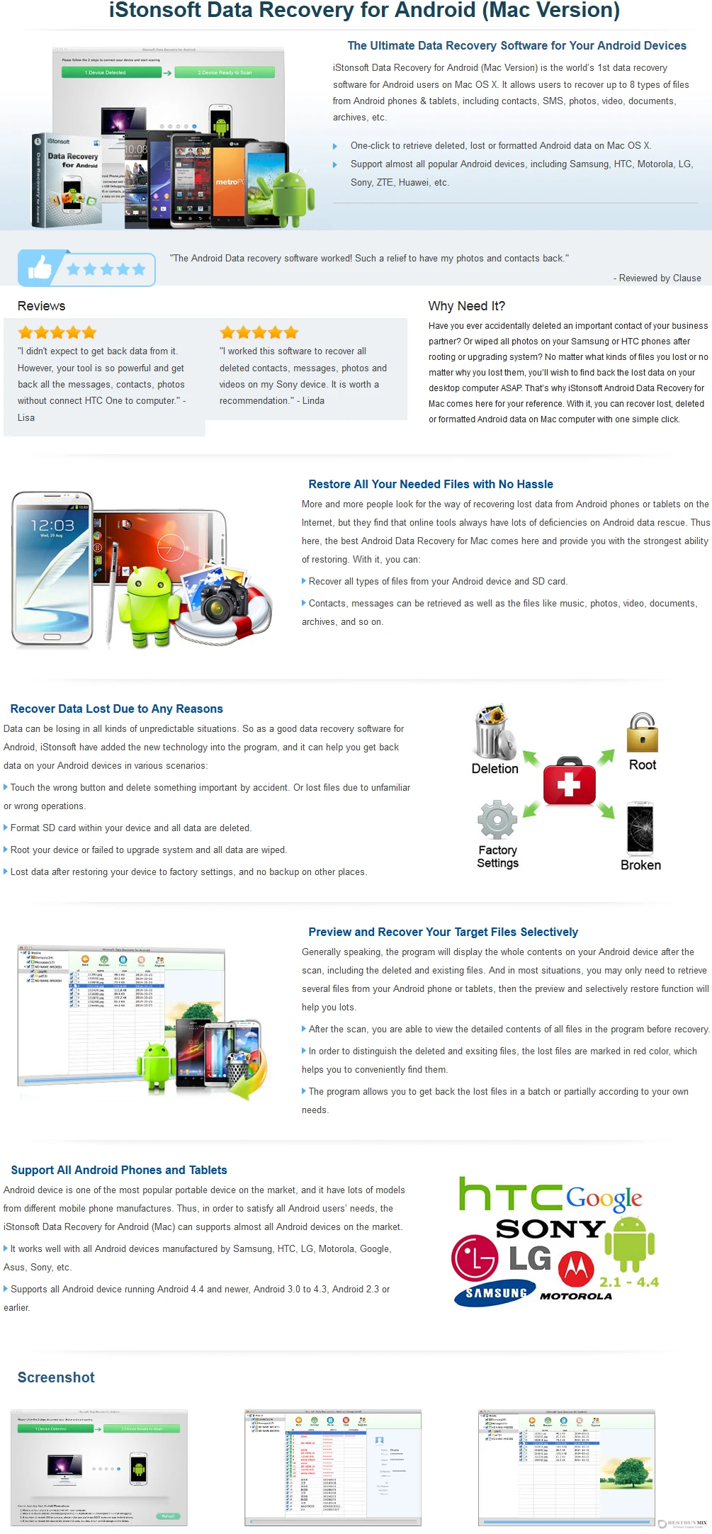 iStonsoft Data Recovery for Android (Mac Version)