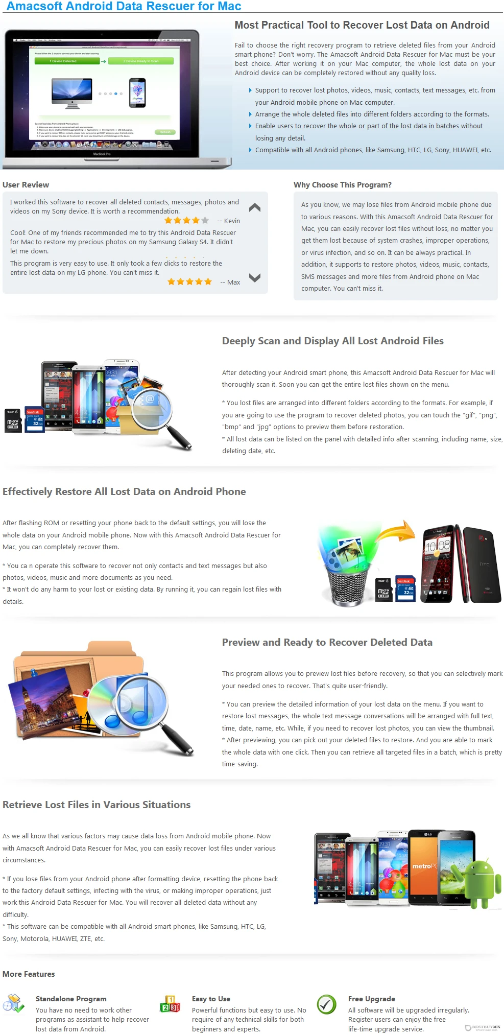 Amacsoft Android Data Rescuer for Mac
