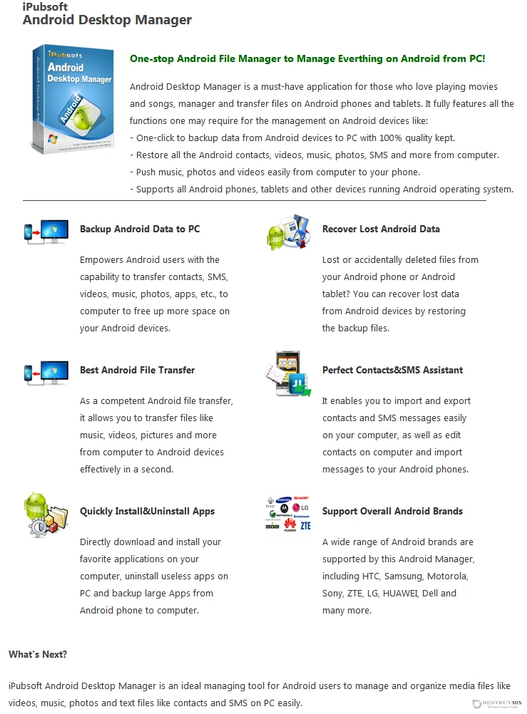 iPubsoft Android Desktop Manager