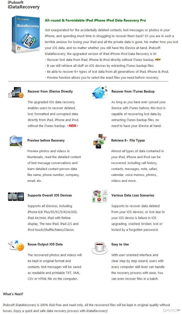 iPubsoft iDataRecovery