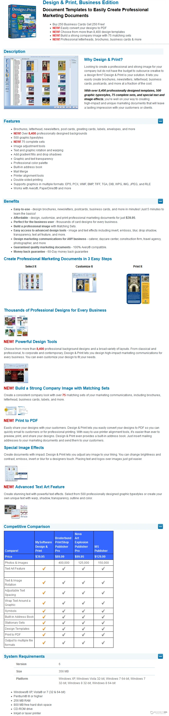 Avanquest Design & Print, Business Edition Discount Coupon Code