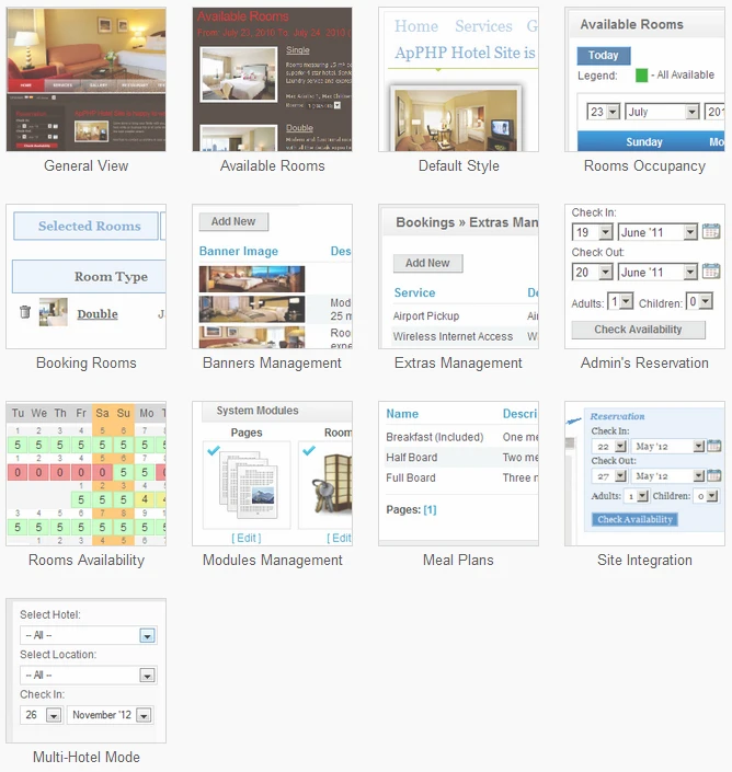 ApPHP Hotel Site Discount Coupon Code sc